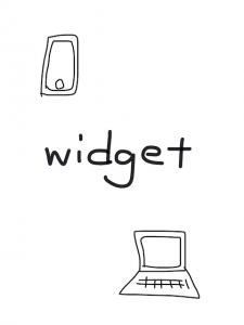 budget/gadget/widget　似た英単語/似ている英単語　画像