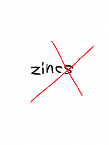 jinx/zinc　似た英単語/似ている英単語　画像