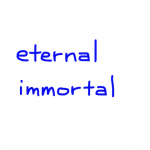 eternal/immortal　似た英単語/似ている英単語　画像