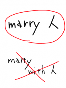 marry/merry　似た英単語/似ている英単語　画像