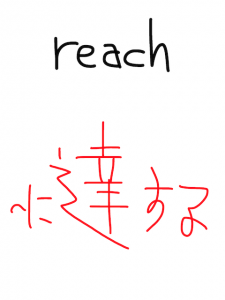 leech/reach　似た英単語/似ている英単語　画像