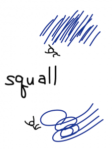 skull/squall　似た英単語/似ている英単語　画像