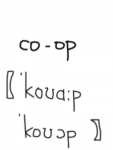 coop/co-op　似た英単語/似ている英単語　画像