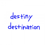 destiny/destination　似た英単語/似ている英単語　画像