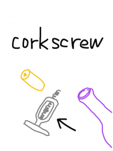 cork/caulk　似た英単語/似ている英単語　画像