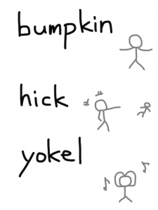 bumpkin/pumpkin　似た英単語/似ている英単語　画像