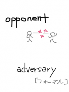 adversary/adversity　似た英単語/似ている英単語　画像