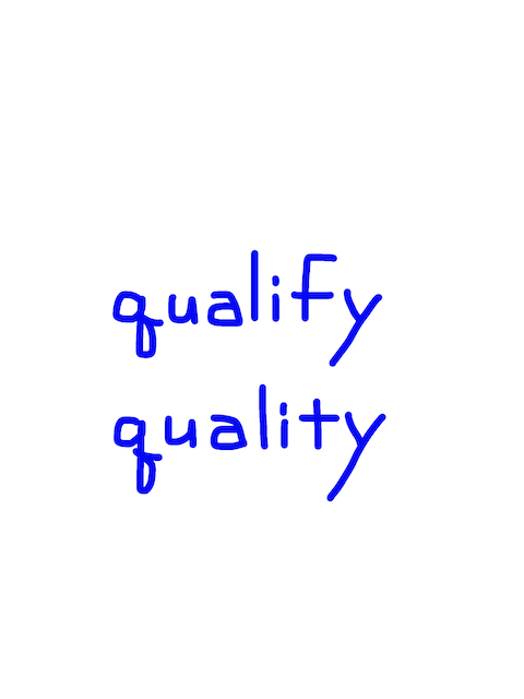 qualify/quality　似た英単語/似ている英単語　画像