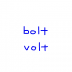 bolt/volt　似た英単語/似ている英単語　画像