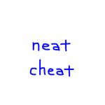 neat/cheat　似た英単語/似ている英単語　画像