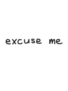 excuse / excuse　似た英単語/似ている英単語　画像