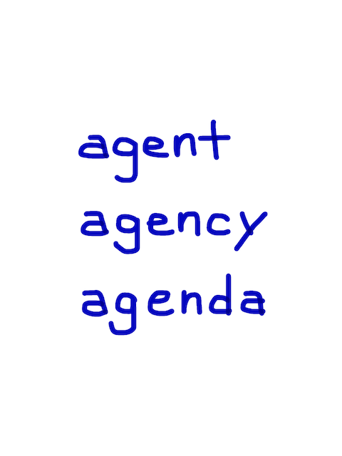 agent / agency / agenda　似た英単語/似ている英単語　画像